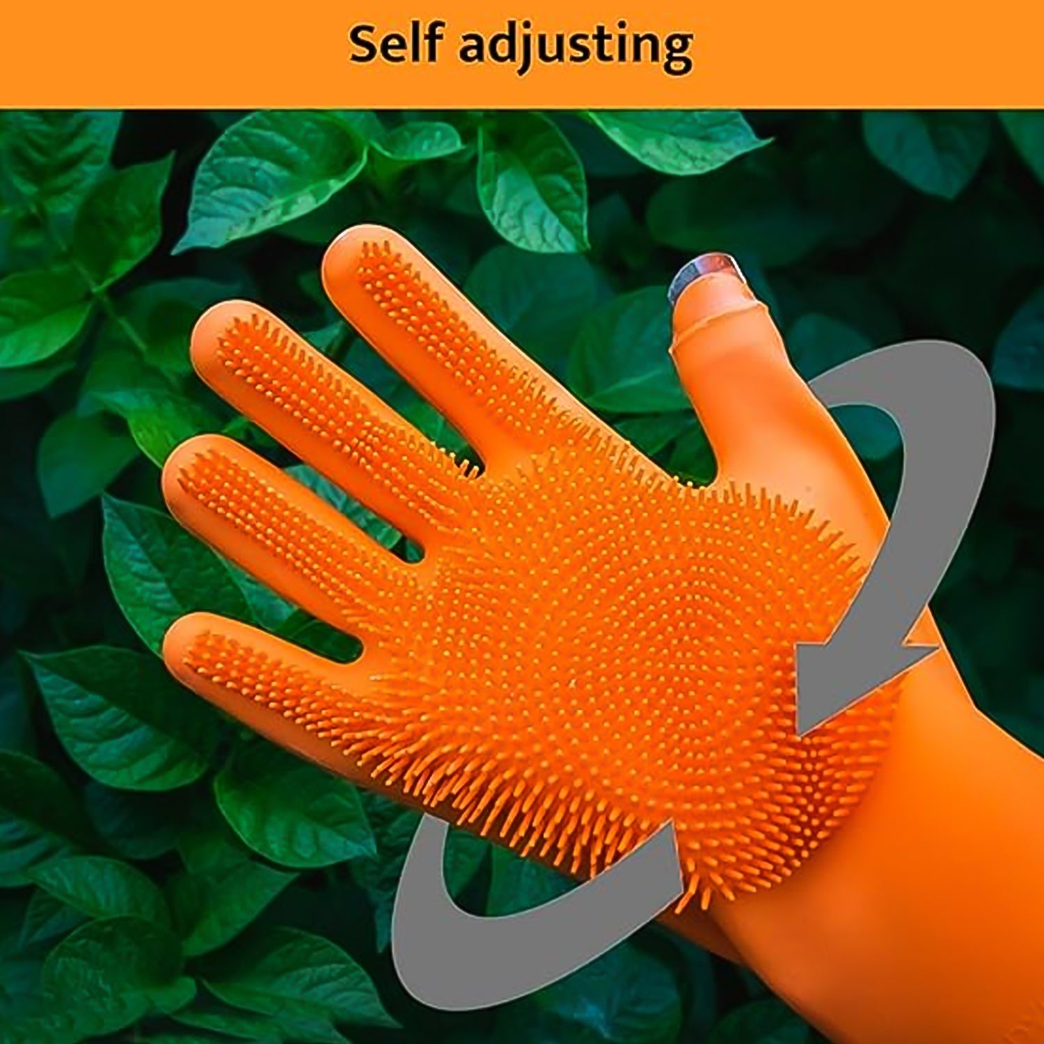 Silicone Glove with Multi-Function Blade for Cutting and Cleaning Vegetables Fruit and Other Cultures Gardening Tool (1 Pc) Silicone Glove with Multi-Function Blade for Cutting and Cleaning Vegetables Fruit and Other Cultures Gardening Tool (1 Pc)